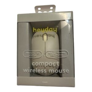 heyday Compact Wireless Mouse - Cream White